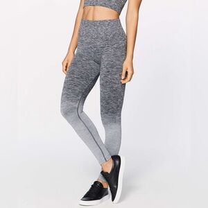 Lululemon Balance & Resist 7/8 Tight | Grey Ombré | 6